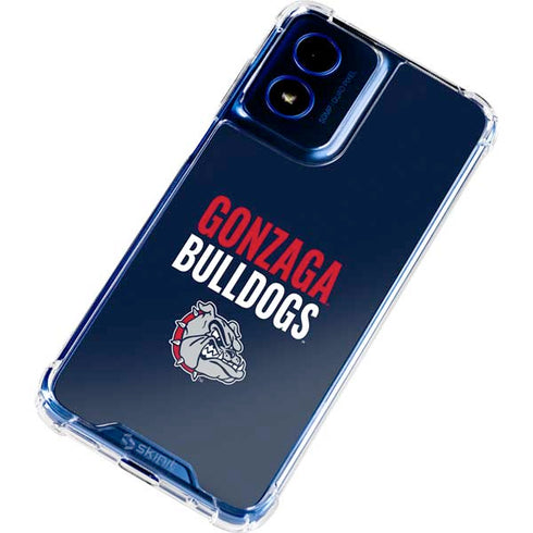 Gonzaga University Bulldogs Bold Moto G 5G (2024) Clear Case