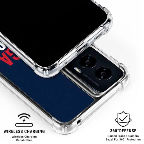 Gonzaga University Bulldogs Bold Moto G Power 5G (2024) Clear Case