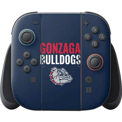 Gonzaga University Bulldogs Bold Nintendo Switch 2 (2025) Joy-Con Controller Skin
