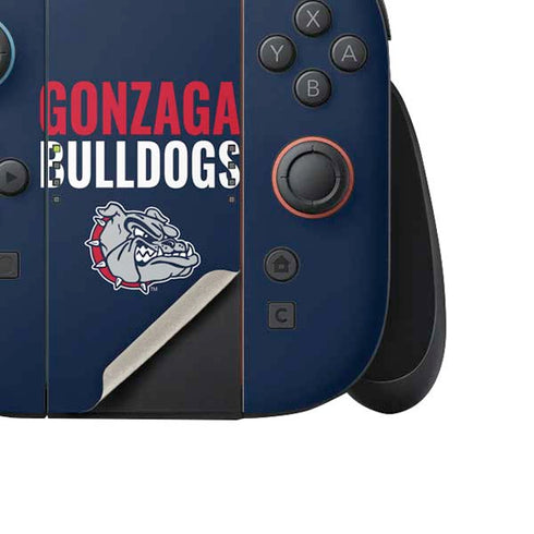 Gonzaga University Bulldogs Bold Nintendo Switch 2 (2025) Joy-Con Controller Skin