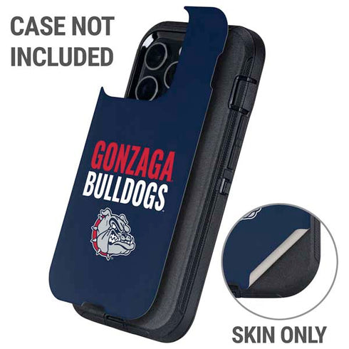 Gonzaga University Bulldogs Bold Otterbox Defender iPhone Skin