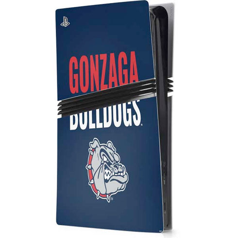 Gonzaga University Bulldogs Bold PS5 Pro Console Skin