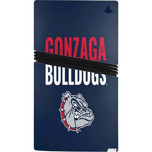 Gonzaga University Bulldogs Bold PS5 Pro Console Skin