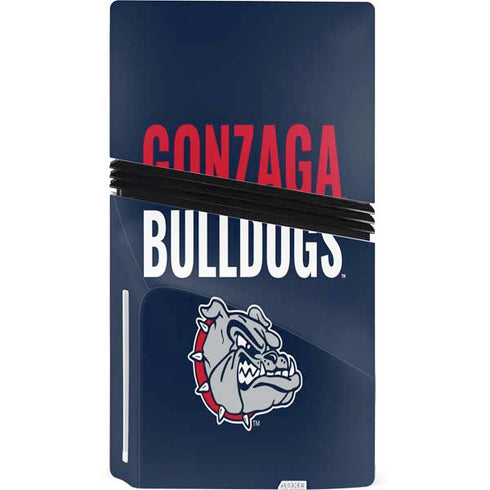 Gonzaga University Bulldogs Bold PS5 Pro Disk Bundle Skin