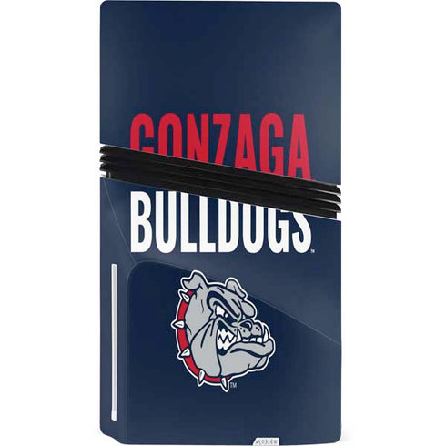 Gonzaga University Bulldogs Bold PS5 Pro Disk Console Skin
