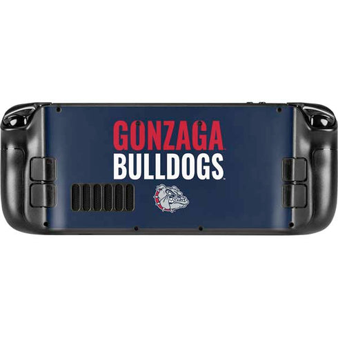 Gonzaga University Bulldogs Bold Steam Deck Handheld Gaming Computer OLED Skin