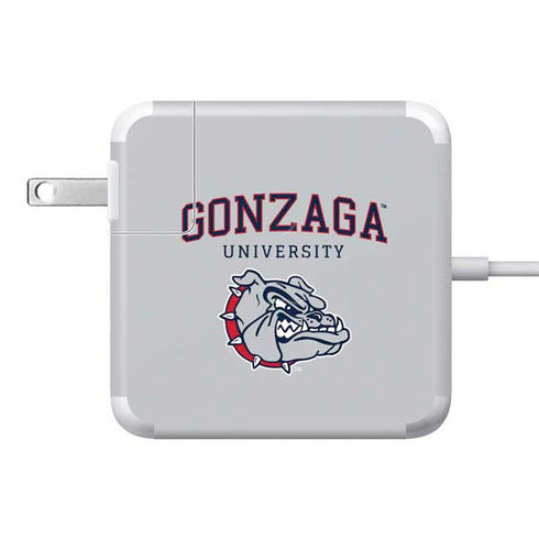 Gonzaga University Collegiate Text 85W Power Adapter (15 and 17 inch MacBook Pro Charger) Skin