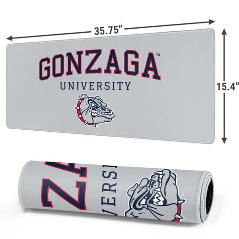 Gonzaga University Collegiate Text Gaming Mouse Pad