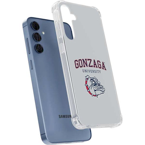 Gonzaga University Collegiate Text Galaxy A55 5G Clear Case