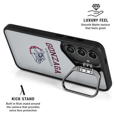 Gonzaga University Collegiate Text Galaxy S24 FE Kickstand Case
