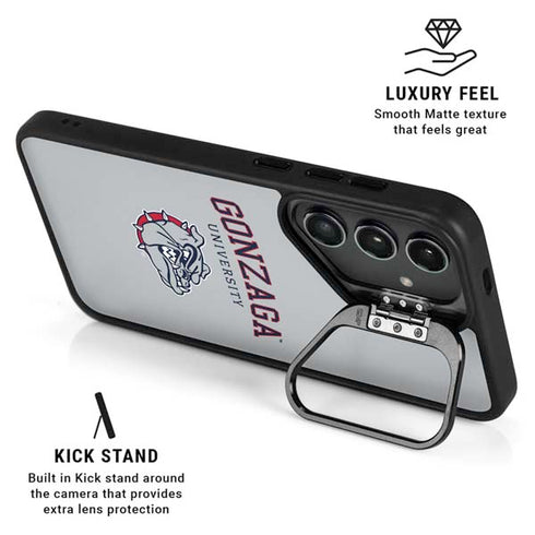 Gonzaga University Collegiate Text Galaxy S24 Plus Kickstand Case