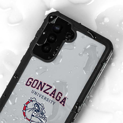 Gonzaga University Collegiate Text Galaxy S24 Plus Waterproof Case