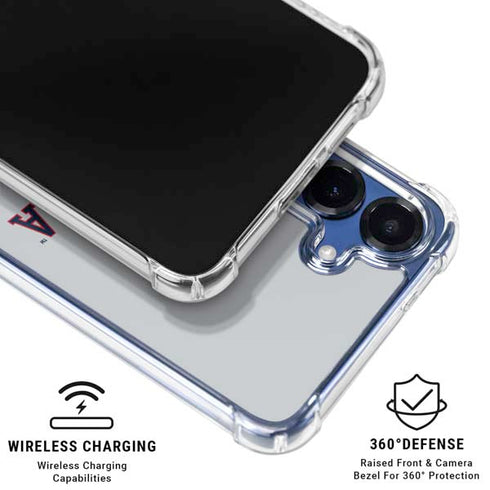 Gonzaga University Collegiate Text Galaxy S25 Plus Clear Case