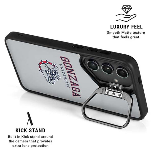 Gonzaga University Collegiate Text Galaxy S26 Plus Kickstand Case