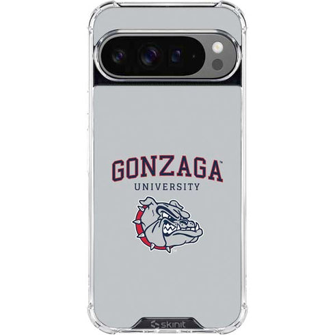 Gonzaga University Collegiate Text Google Pixel 10 Pro XL Clear Case