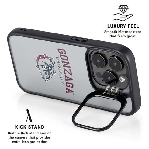 Gonzaga University Collegiate Text iPhone 13 Pro Kickstand Case
