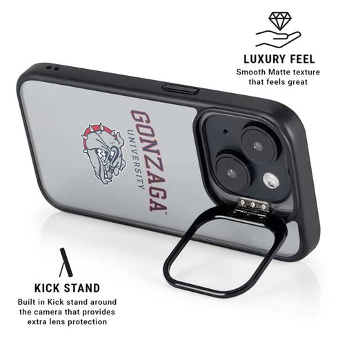Gonzaga University Collegiate Text iPhone 14 Plus Kickstand Case