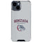 Gonzaga University Collegiate Text iPhone 15 Clear Case