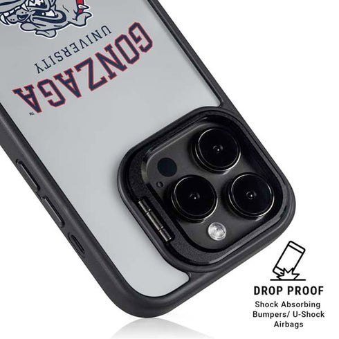 Gonzaga University Collegiate Text iPhone 15 Pro Max Kickstand Case
