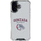 Gonzaga University Collegiate Text iPhone 16 Clear Case