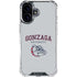 Gonzaga University Collegiate Text iPhone 16 Clear Case