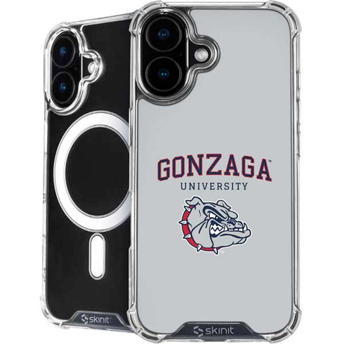 Gonzaga University Collegiate Text iPhone 16 MagSafe Case