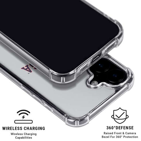 Gonzaga University Collegiate Text iPhone 16 MagSafe Case