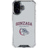 Gonzaga University Collegiate Text iPhone 16 Plus Clear Case