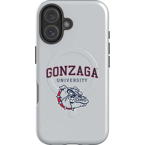 Gonzaga University Collegiate Text iPhone 16 Plus Magsafe Impact Case