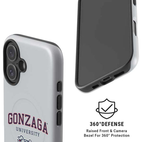 Gonzaga University Collegiate Text iPhone 16 Plus Magsafe Impact Case