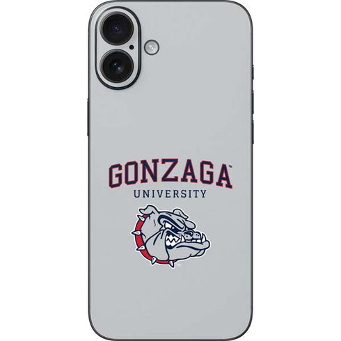Gonzaga University Collegiate Text iPhone 16 Plus Skin