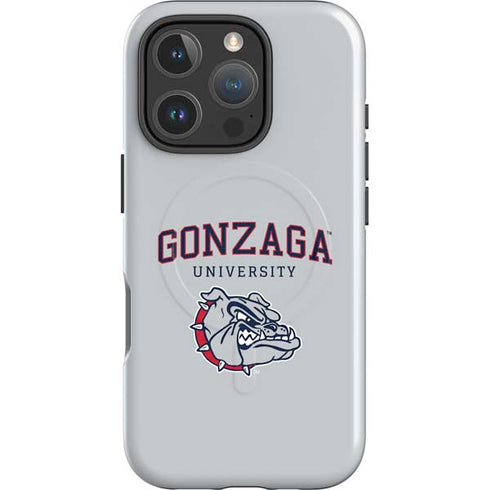 Gonzaga University Collegiate Text iPhone 16 Pro Magsafe Impact Case