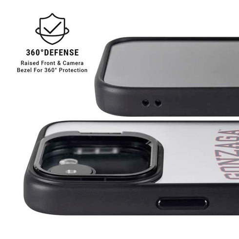 Gonzaga University Collegiate Text iPhone 16e Kickstand Case