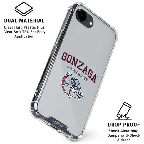 Gonzaga University Collegiate Text iPhone 16e Clear Case