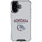 Gonzaga University Collegiate Text iPhone 17 Clear Case