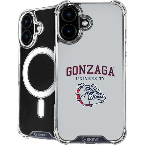 Gonzaga University Collegiate Text iPhone 17 MagSafe Case