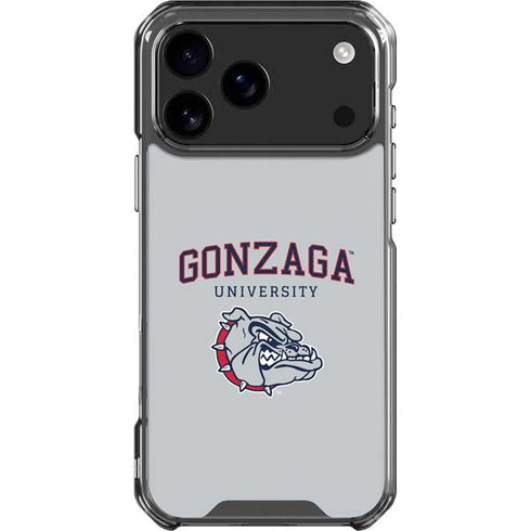 Gonzaga University Collegiate Text iPhone 18 Pro Max Clear Case