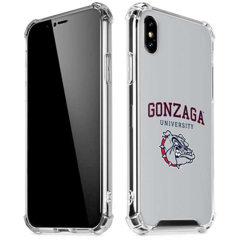 Gonzaga University Collegiate Text iPhone X/XS Clear Case