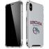Gonzaga University Collegiate Text iPhone X/XS Clear Case