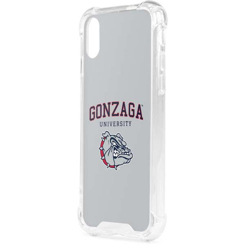 Gonzaga University Collegiate Text iPhone XS Clear Case