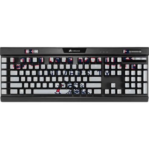 Gonzaga University Collegiate Text K95 RGB PLATINUM Mechanical Gaming Keyboard Skin