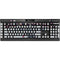 Gonzaga University Collegiate Text K95 RGB PLATINUM Mechanical Gaming Keyboard Skin