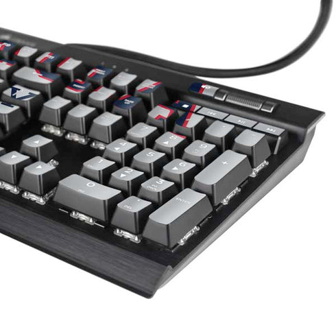 Gonzaga University Collegiate Text K95 RGB PLATINUM Mechanical Gaming Keyboard Skin