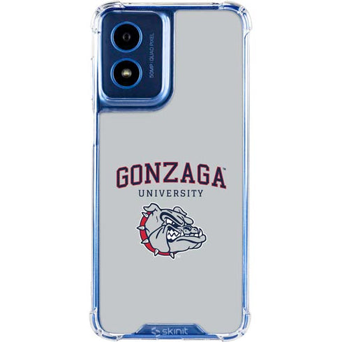 Gonzaga University Collegiate Text Moto G 5G (2024) Clear Case