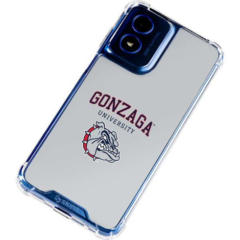 Gonzaga University Collegiate Text Moto G Play 4G (2024) Clear Case