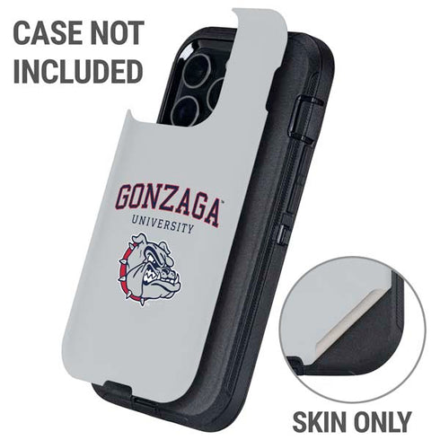 Gonzaga University Collegiate Text Otterbox Defender iPhone Skin