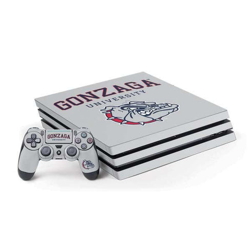 Gonzaga University Collegiate Text PlayStation PS4 Skins