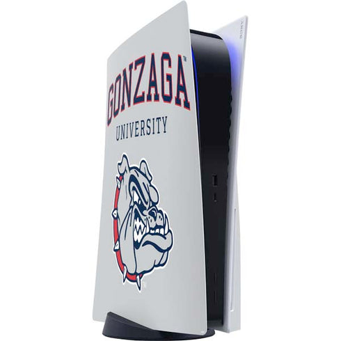 Gonzaga University Collegiate Text PlayStation PS5 Skins