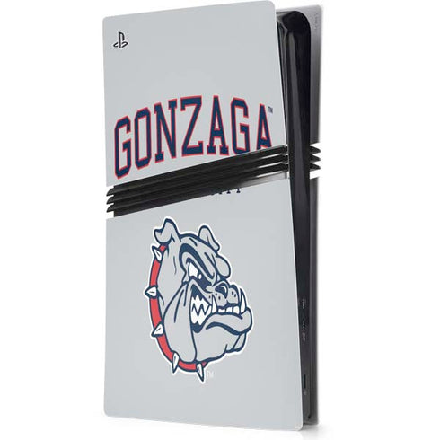 Gonzaga University Collegiate Text PS5 Pro Console Skin