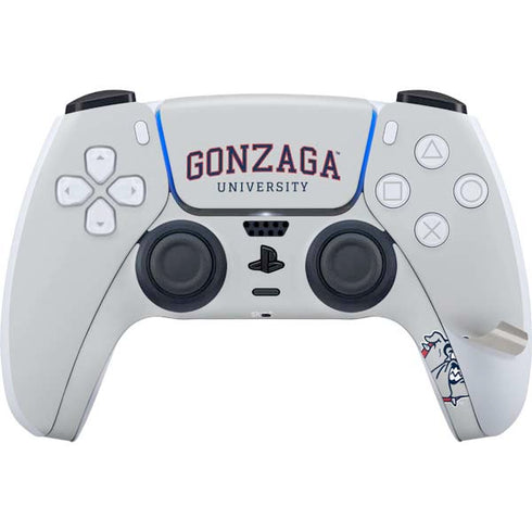 Gonzaga University Collegiate Text PS5 Pro Disk Bundle Skin